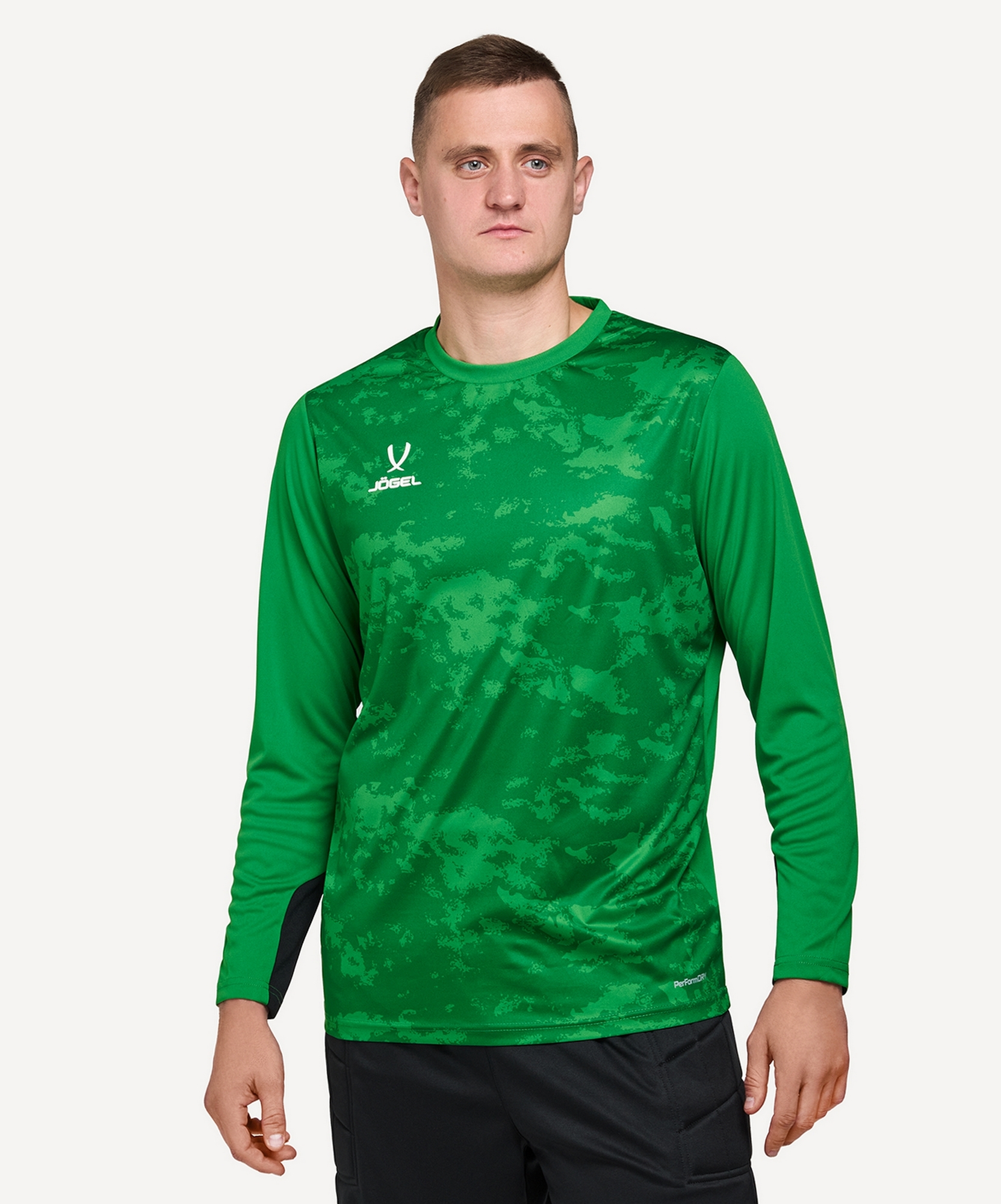 Свитер вратарский Jogel DIVISION PerFormDRY GK Splash, зеленый