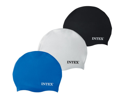 Шапка для плавания из силикона, от 8 лет Intex 55992 3 цвета