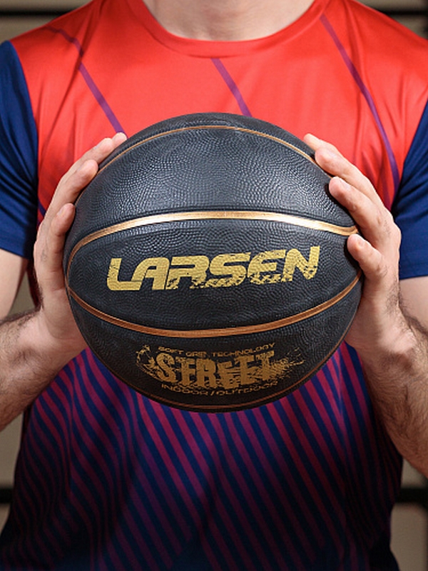 Мяч баскетбольный Larsen Street Gold р.7