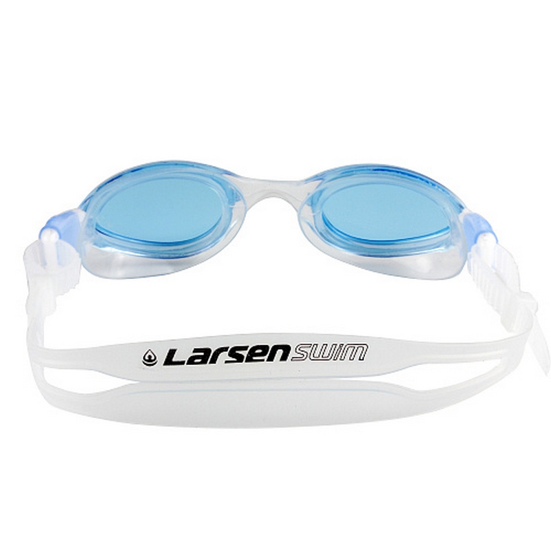 Очки плавательные Larsen S1201 голубой