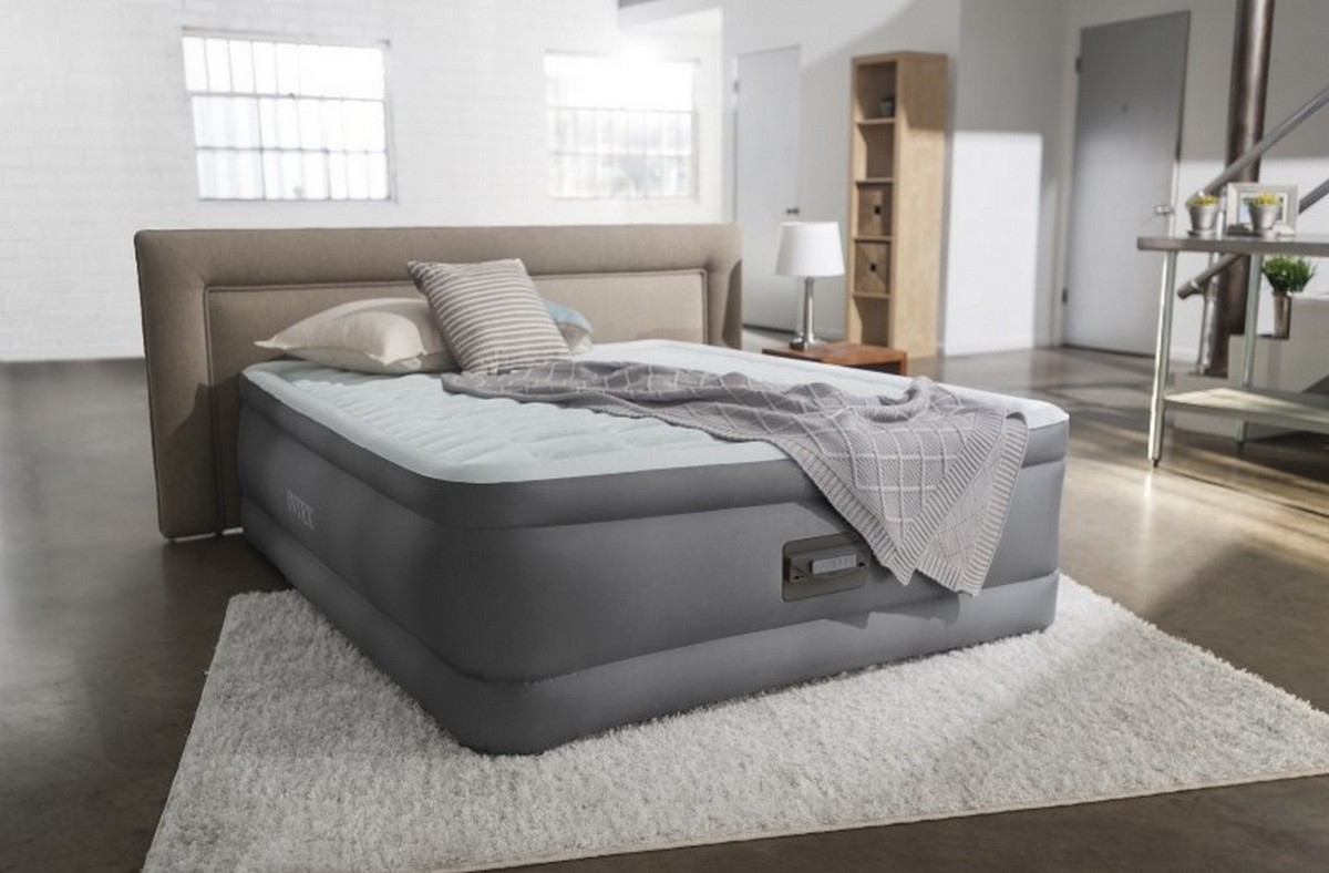 Надувной матрас (кровать) 152х203х46см Intex PremAire Elevated Airbed 64486
