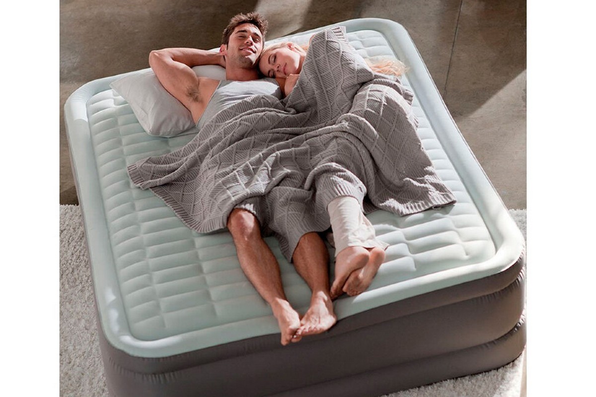 Надувной матрас (кровать) 152х203х46см Intex PremAire Elevated Airbed 64486