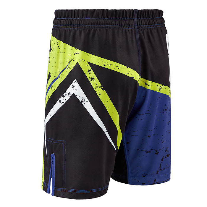 Шорты для MMA Green Hill MMS-3851, сине-зеленые