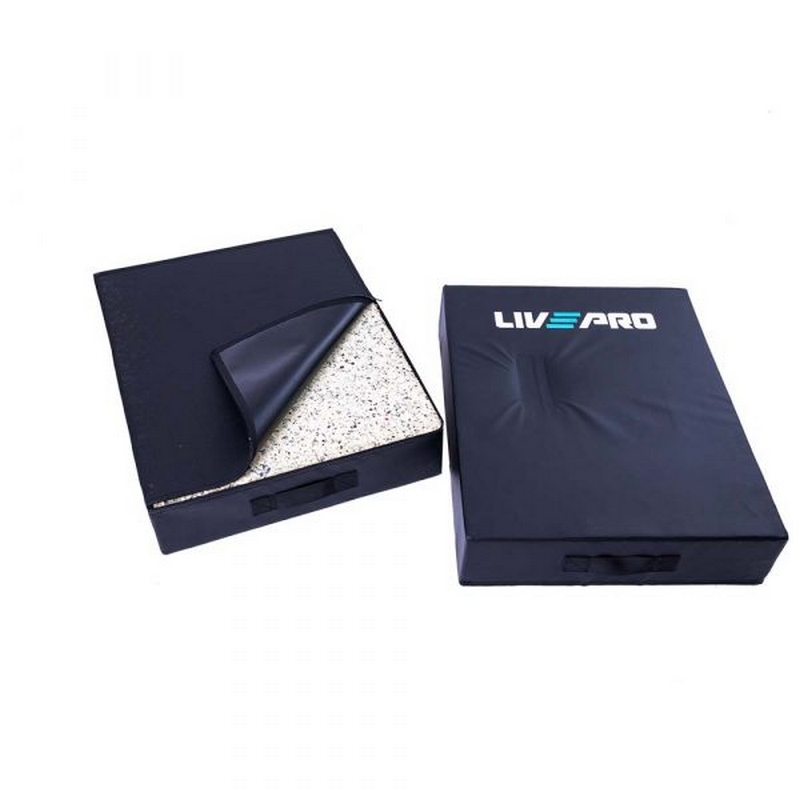 Мягкие плинты для штанги, 2 штуки Live Pro Barbell Cushion LP8320 черный