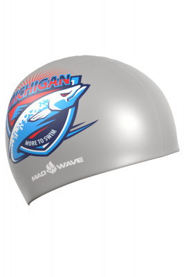 Силиконовая шапочка Mad Wave Michigan M0558 35 0 00W Серебро
