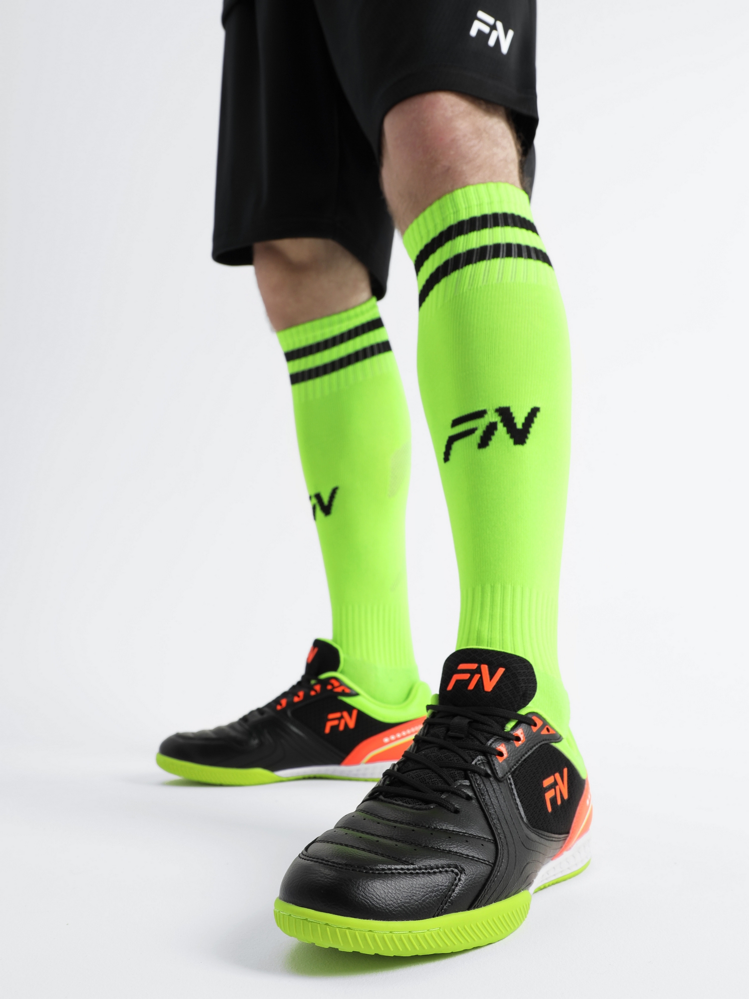 Футзалки FN Star (IN) FN5061004-009 Black\Light Green
