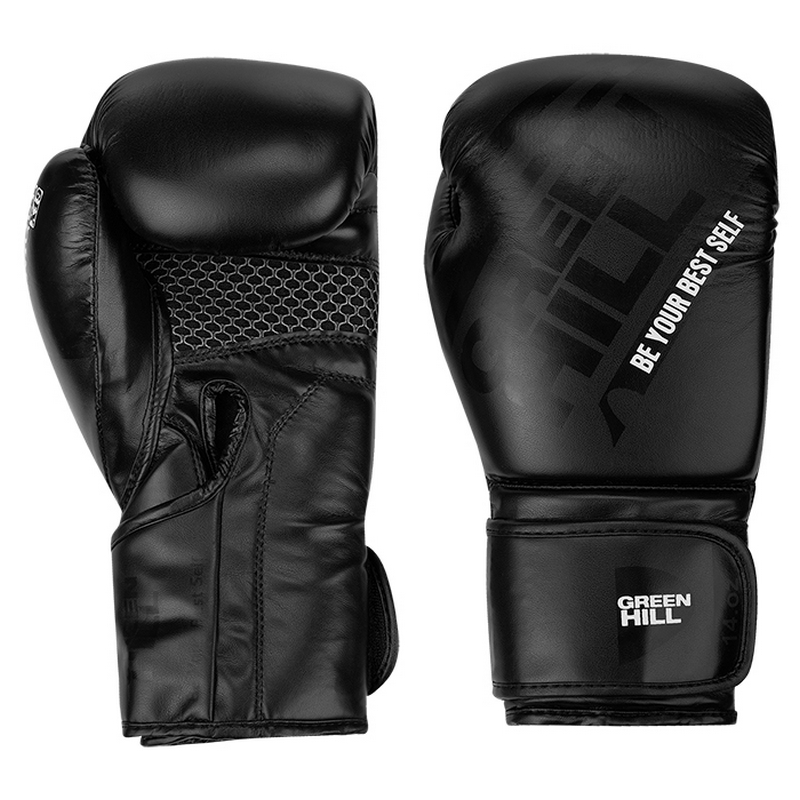 Боксерские перчатки Green Hill UNIQUE BGU-2308 черный