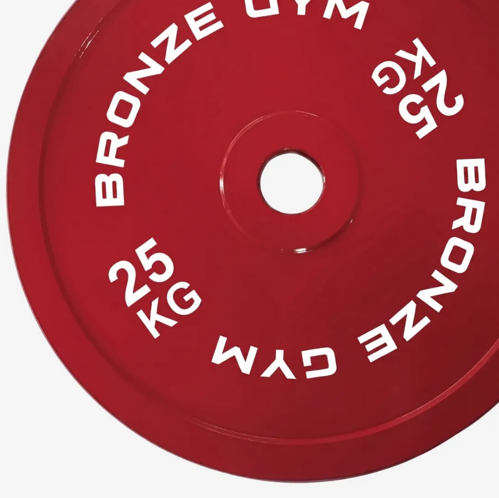 Диск калиброванный для пауэрлифтинга 25 кг Bronze Gym BGPLCL250 красный
