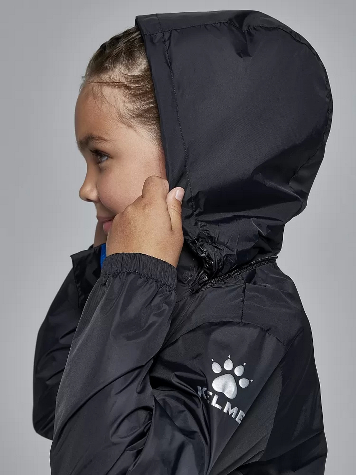 Детская ветровка Kelme Children's Raincoat 3803241-000 Black