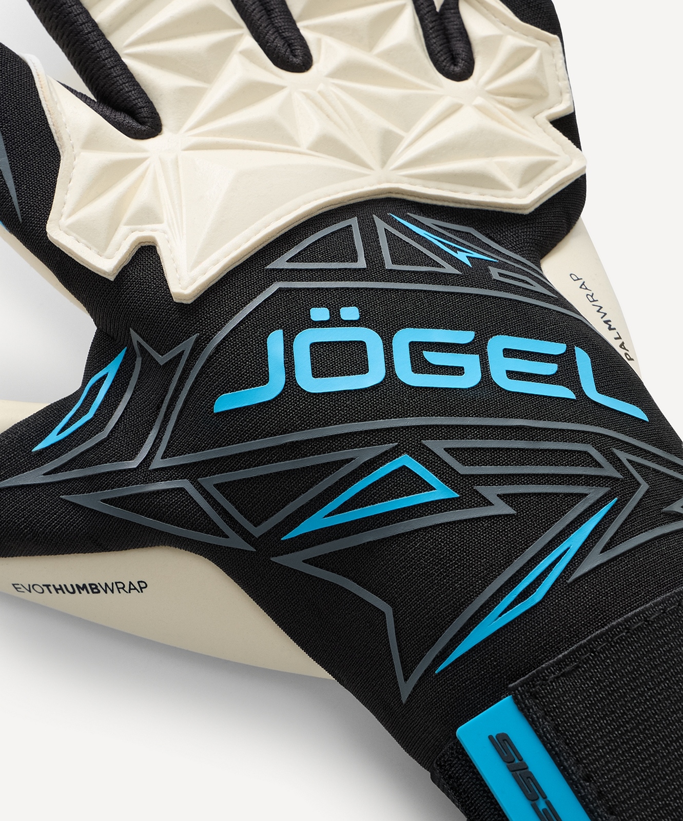 Перчатки вратарские Jogel Genesis UL4 Evolution negative hybrid, черный