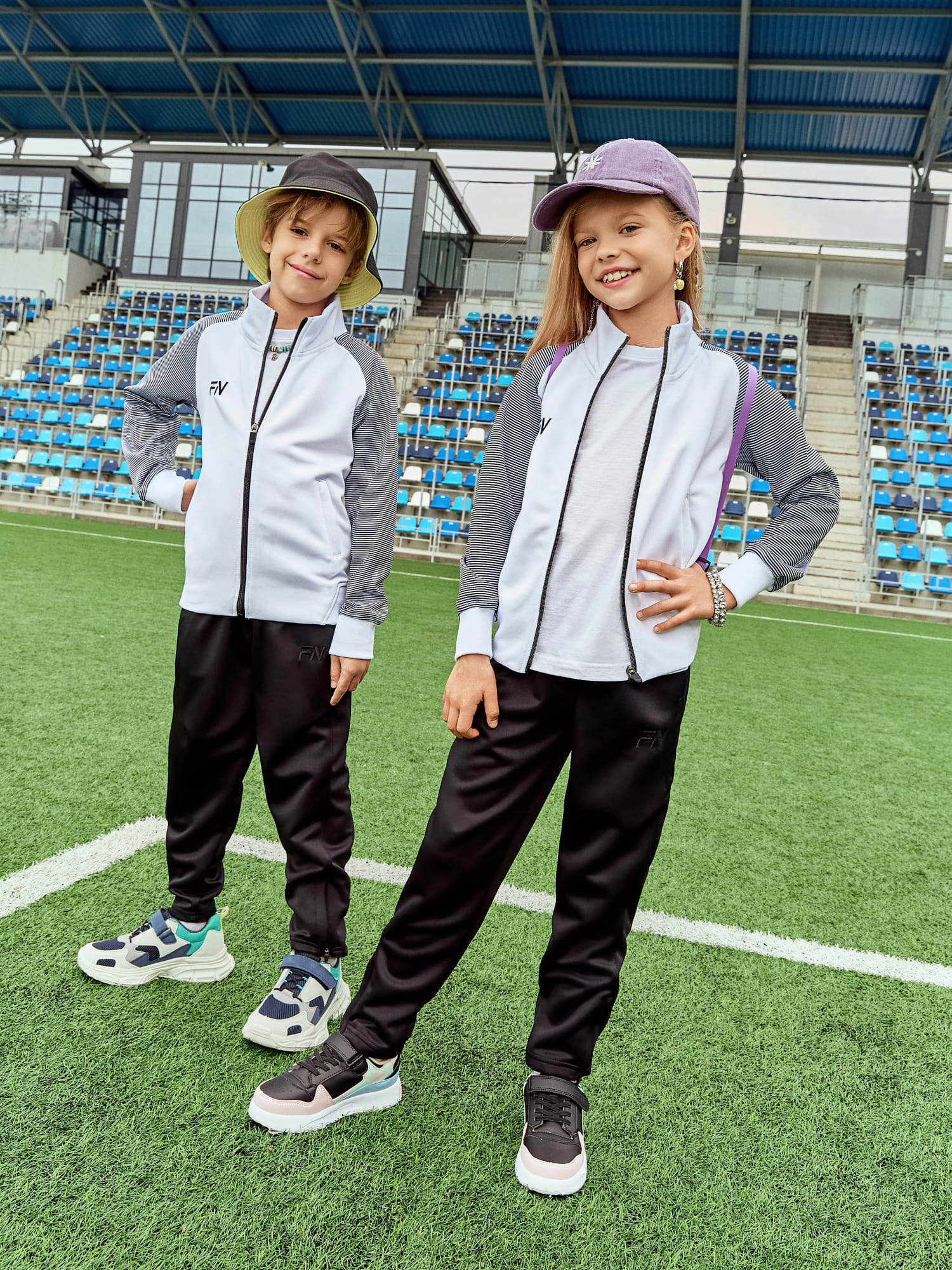 Детский спортивный костюм FN Dynamic Kid KFN4251001-103 White\Black