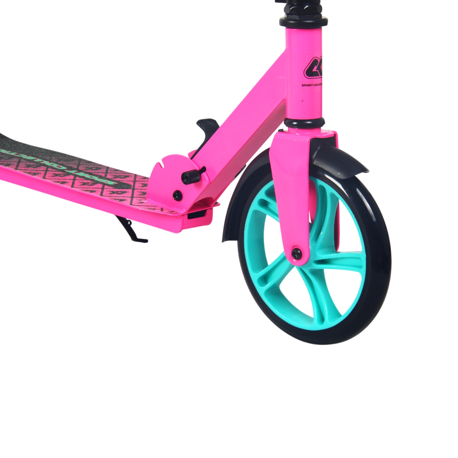 Самокат 200мм Sport Collection CK-SA200-2 pink (фонарь и наклейка в подарок)