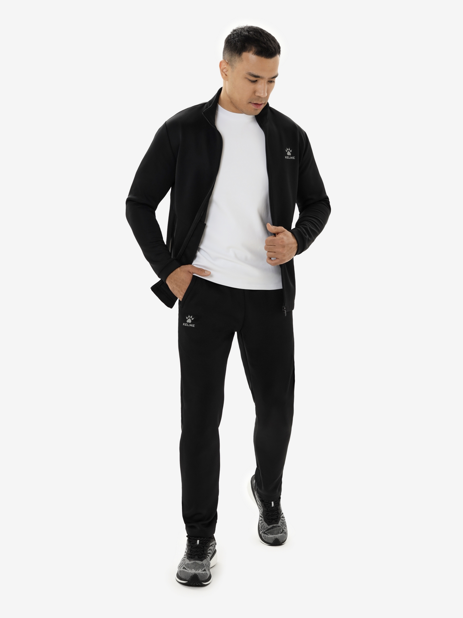 Спортивный костюм Kelme Knit Jacket Suit 8161TZ1001-000 Black