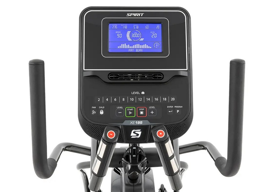 Эллиптический тренажер SPIRIT XE195 Black