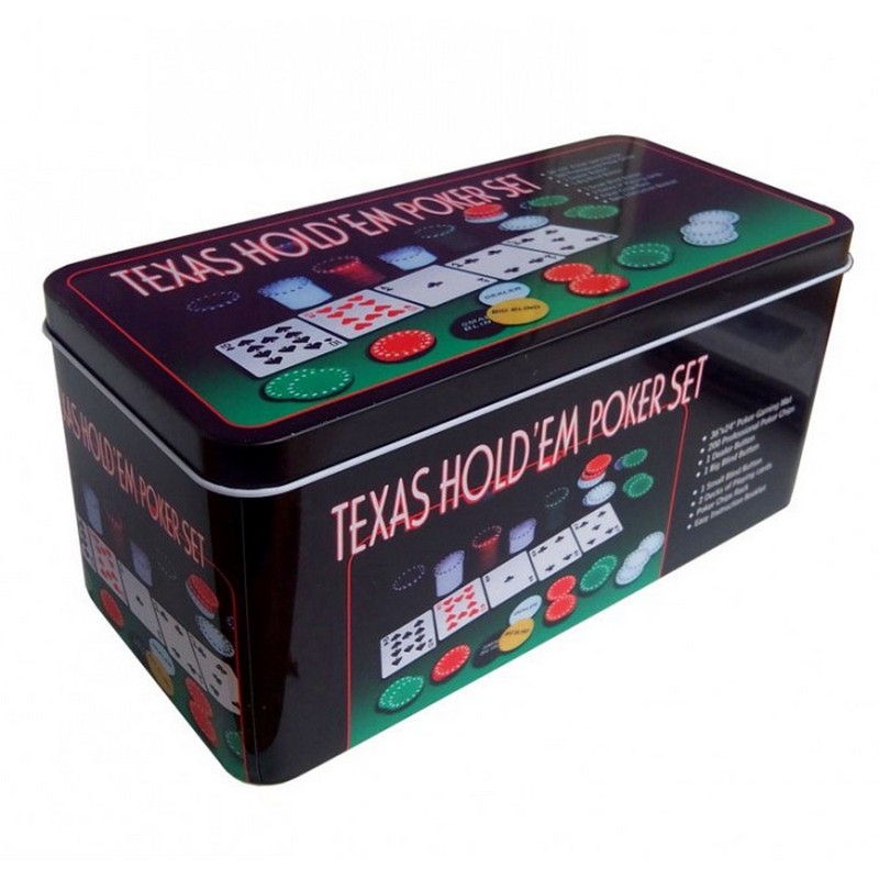 Набор для покера Partida Holdem Light на 200 фишек с номиналом