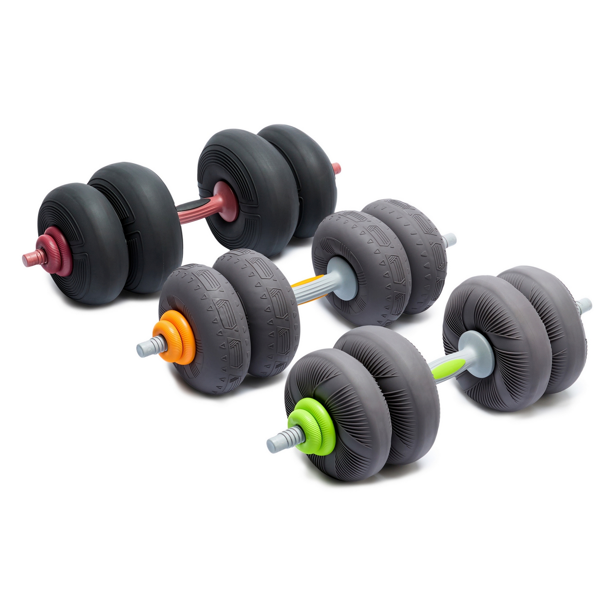 Мягкая гантель 20 кг Live Pro Soft Dumbbell RUMFYL04-20KG серый\красный