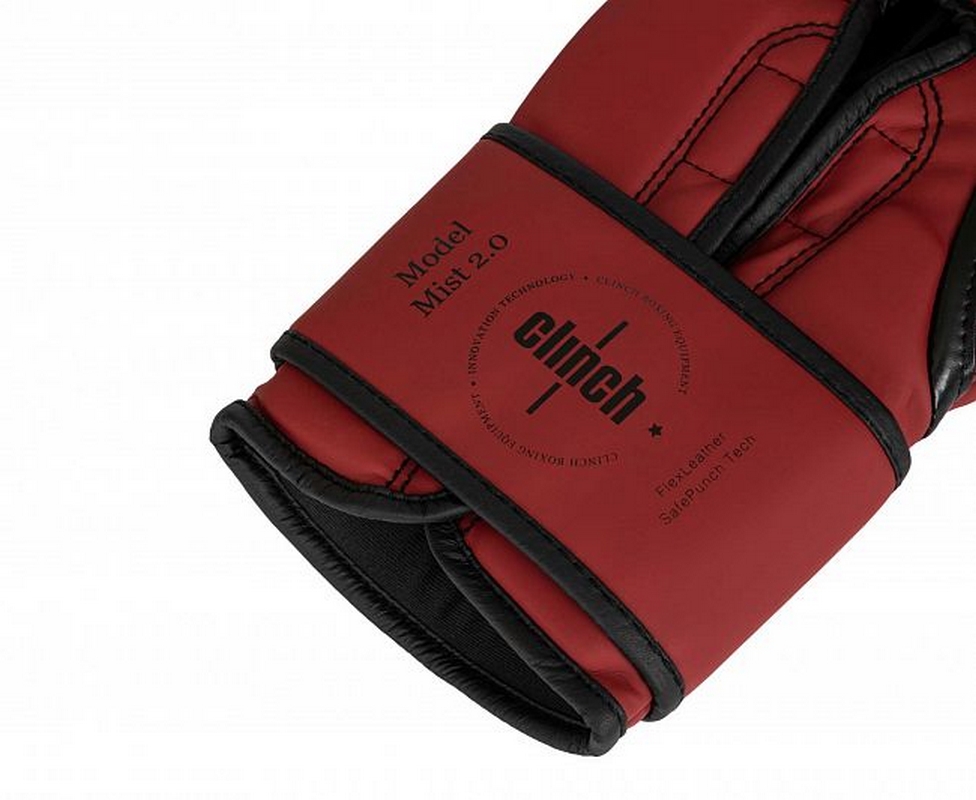 Перчатки боксерские Clinch Mist 2.0 C183 темно-красный