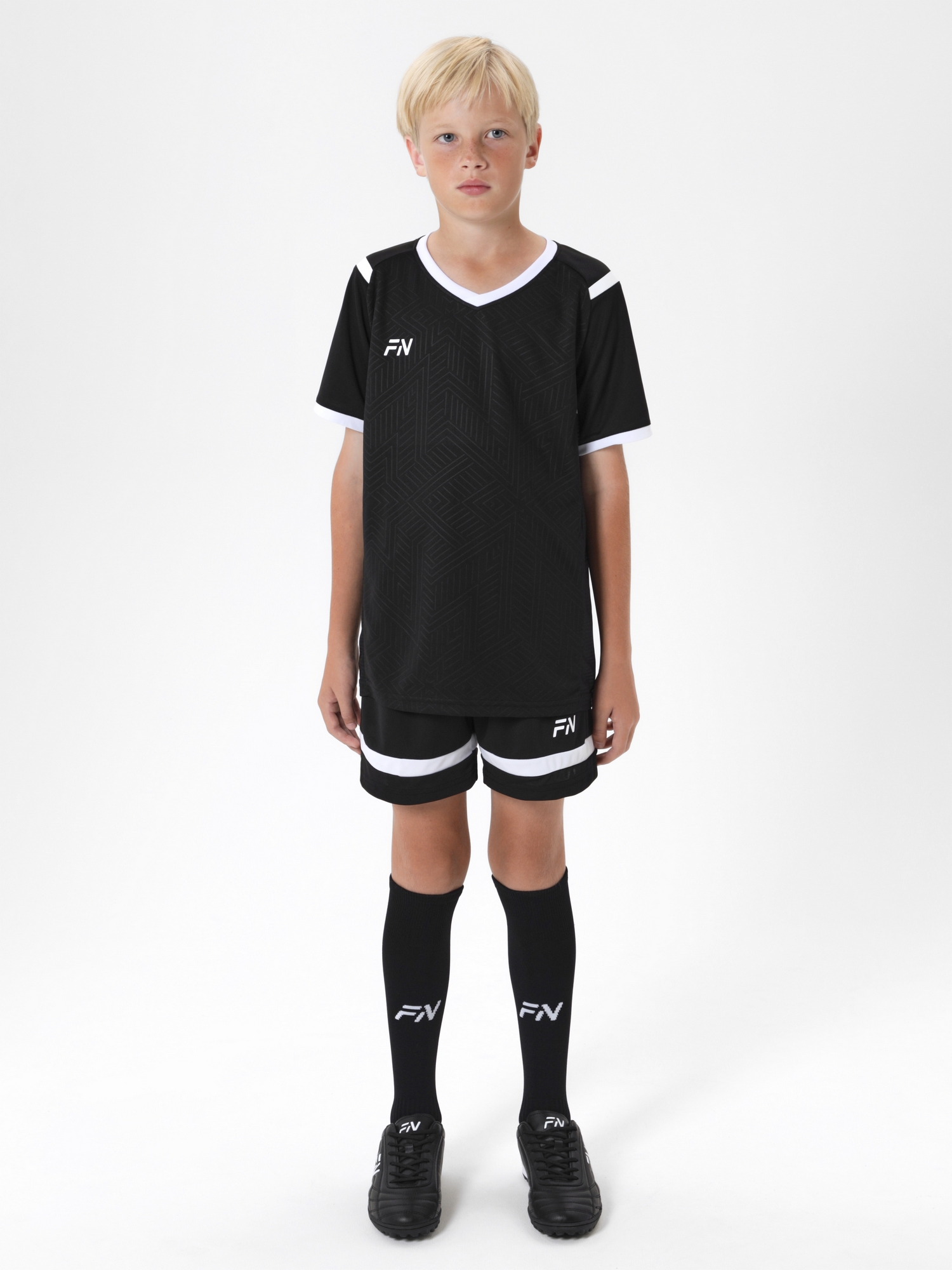 Детская футбольная форма FN Spirit Kid KFN4261018-000 Black\White