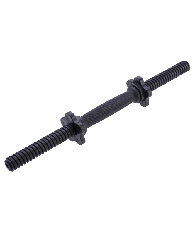 Гриф гантельный d25 мм, пластиковый, с пластиковыми замками, 40 см BaseFit BB-106