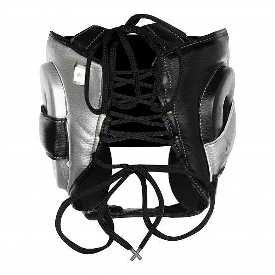 Шлем боксерский Clinch Punch 2.0 C145 черно-серебристый