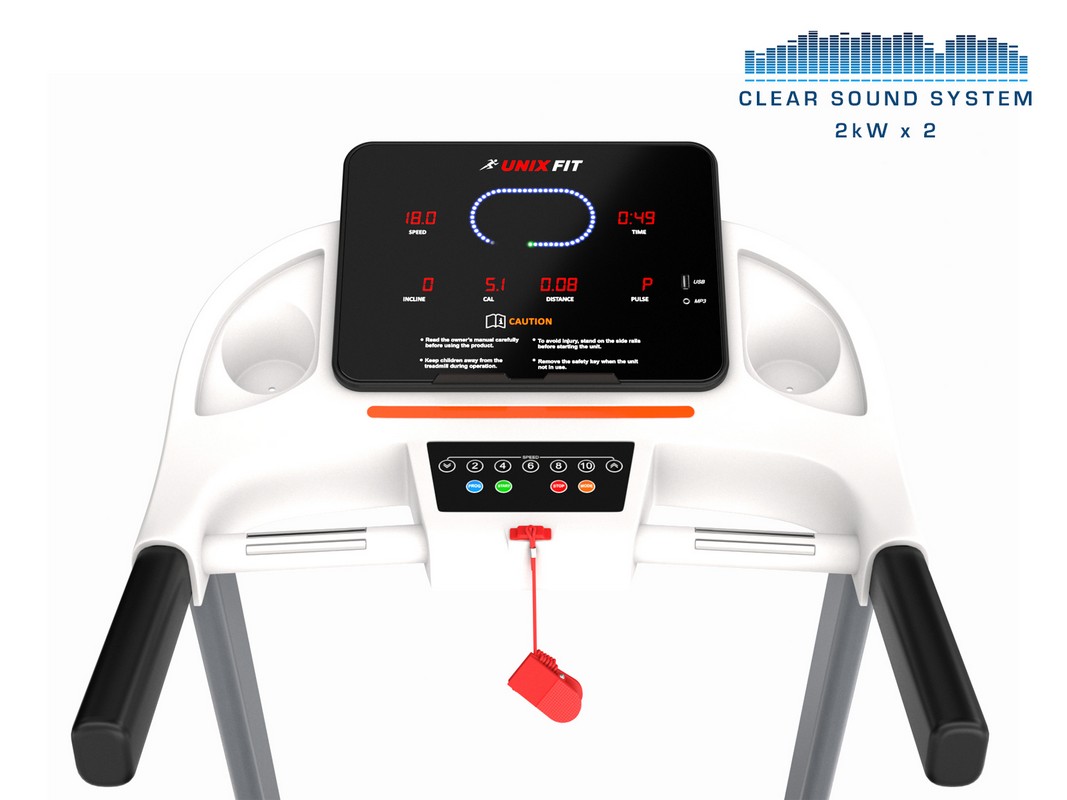 Беговая дорожка UnixFit FIT ST-630R White