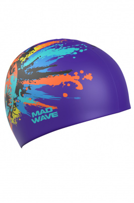 Силиконовая шапочка Mad Wave Chlorine dope M0554 63 1 00W фиолетовый