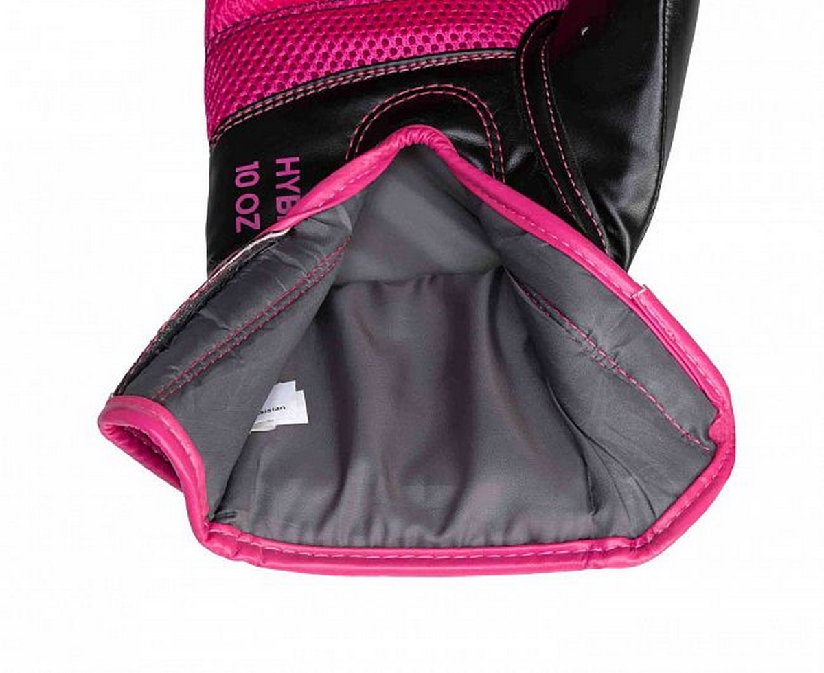 Перчатки боксерские Adidas Hybrid 80 adiH80 черно-розовый