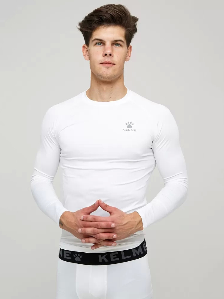 Термобелье (верх) Kelme Tech Fit L\S (Thin) 3891113-100 White