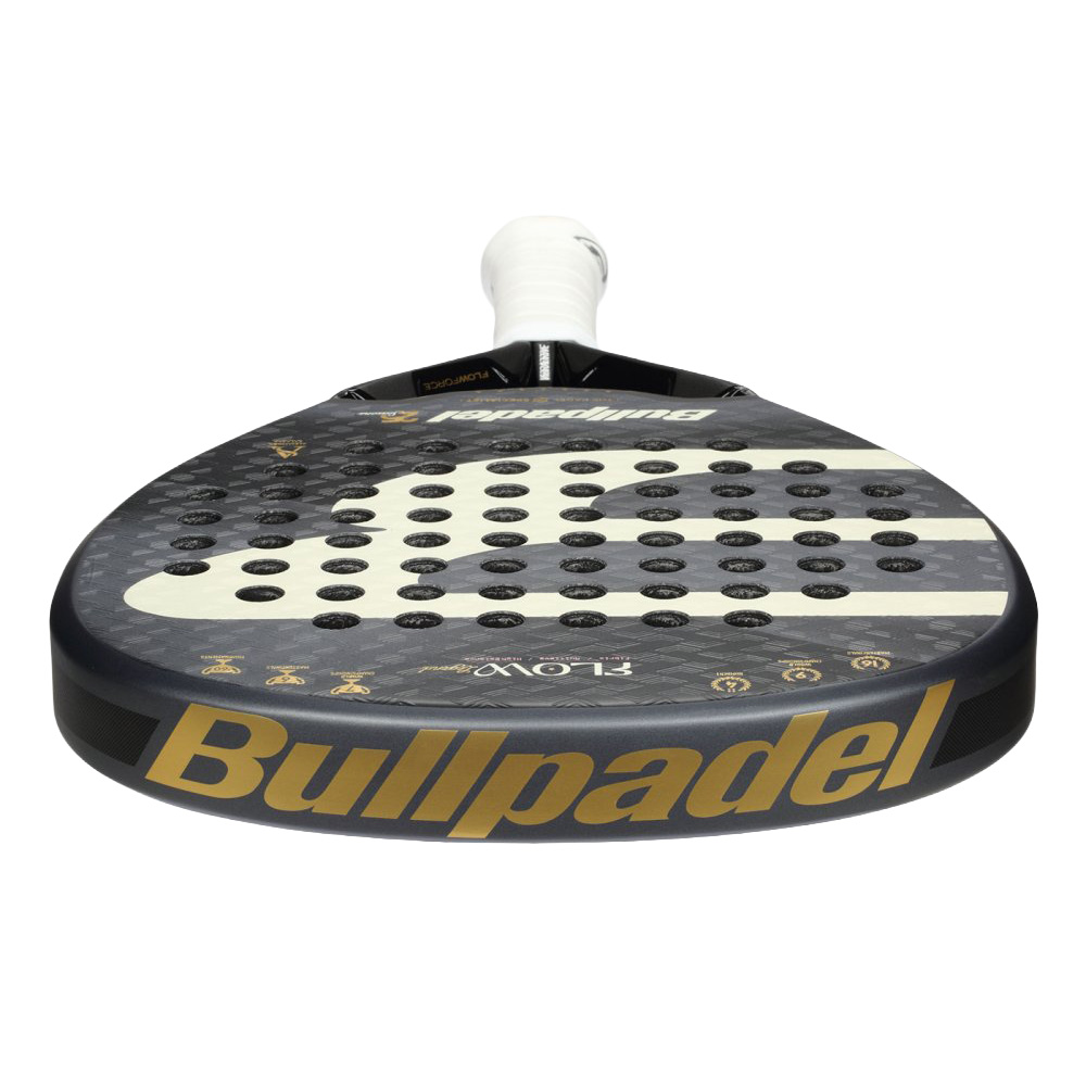 Ракетка для падела, для профессионалов, стекловолокно Bullpadel Flow Legend 494405 черно-белый
