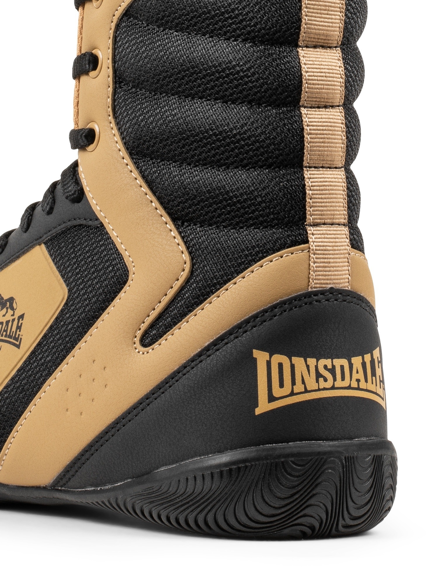 Боксерки Lonsdale Heskin 160047 BK/GD/WH черный\золотой\белый