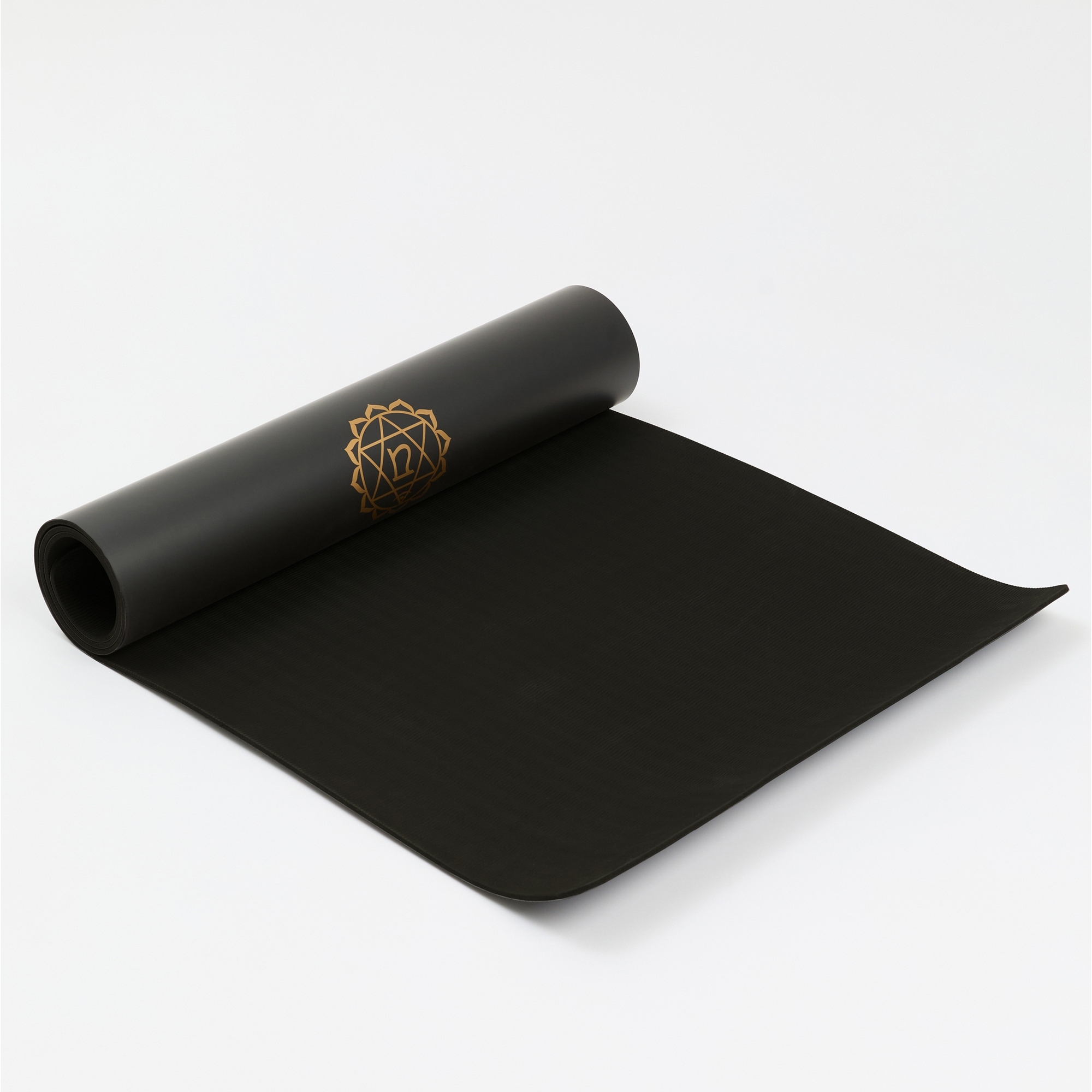 Коврик для йоги 185х68х0,5 см, TPE, c гравировкой Inex Yoga PU Mat PUMATPE-CH-GY серый
