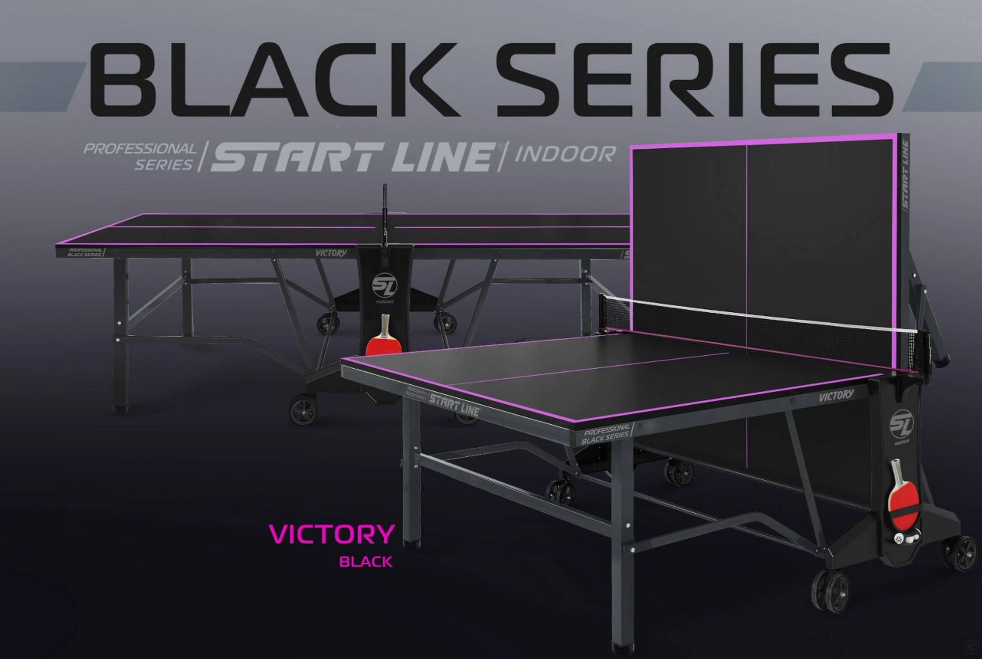 Теннисный стол Start Line Victory 60603 Black