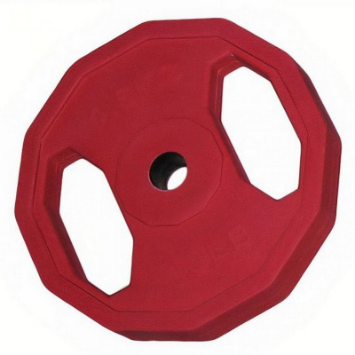 Обрезиненный диск для памп-аэробики 4,5кг Foreman FM\GS-Plate-10\RD-10-00 красный