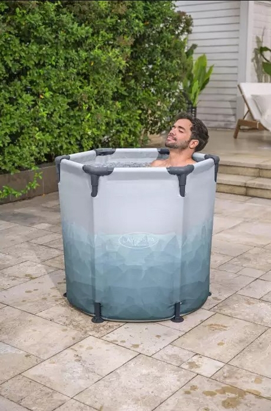 Ледяная купель90х80см, 253л, фильтр-насос 1249л/ч, тент Bestway Glacial dip Ice bath pod 6002K