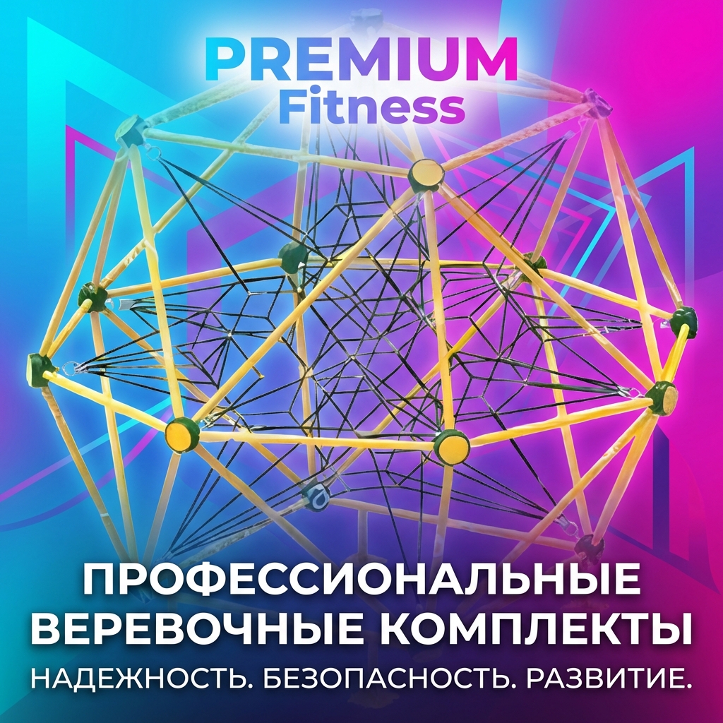 Игровые лазалки из веревки