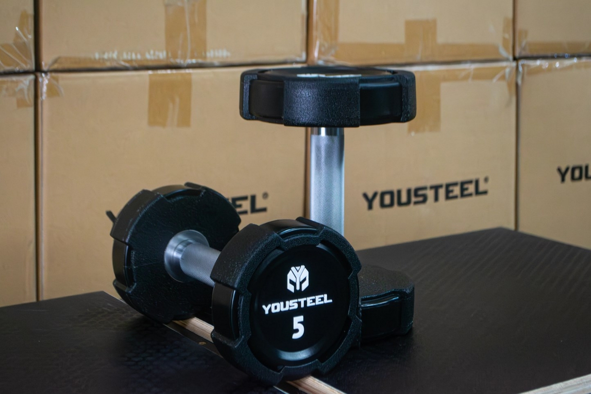 Гантель EVO 5кг полиуретановая YouSteel