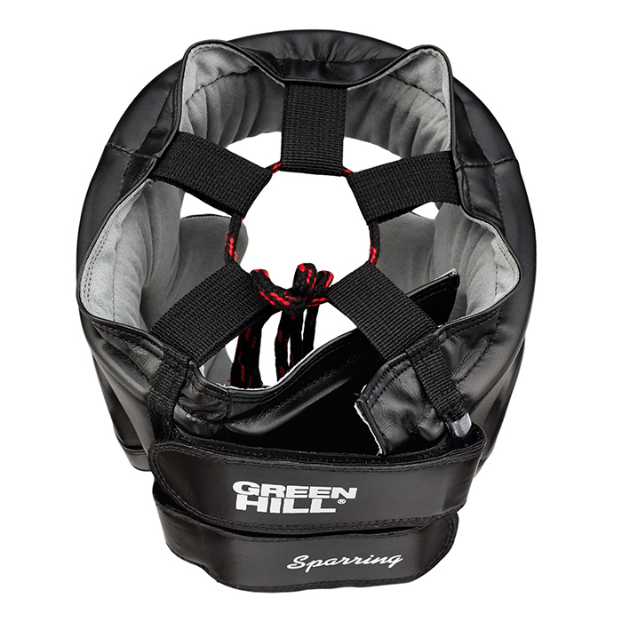 Боксерский шлем Green Hill Sparring HGS-9409, черный