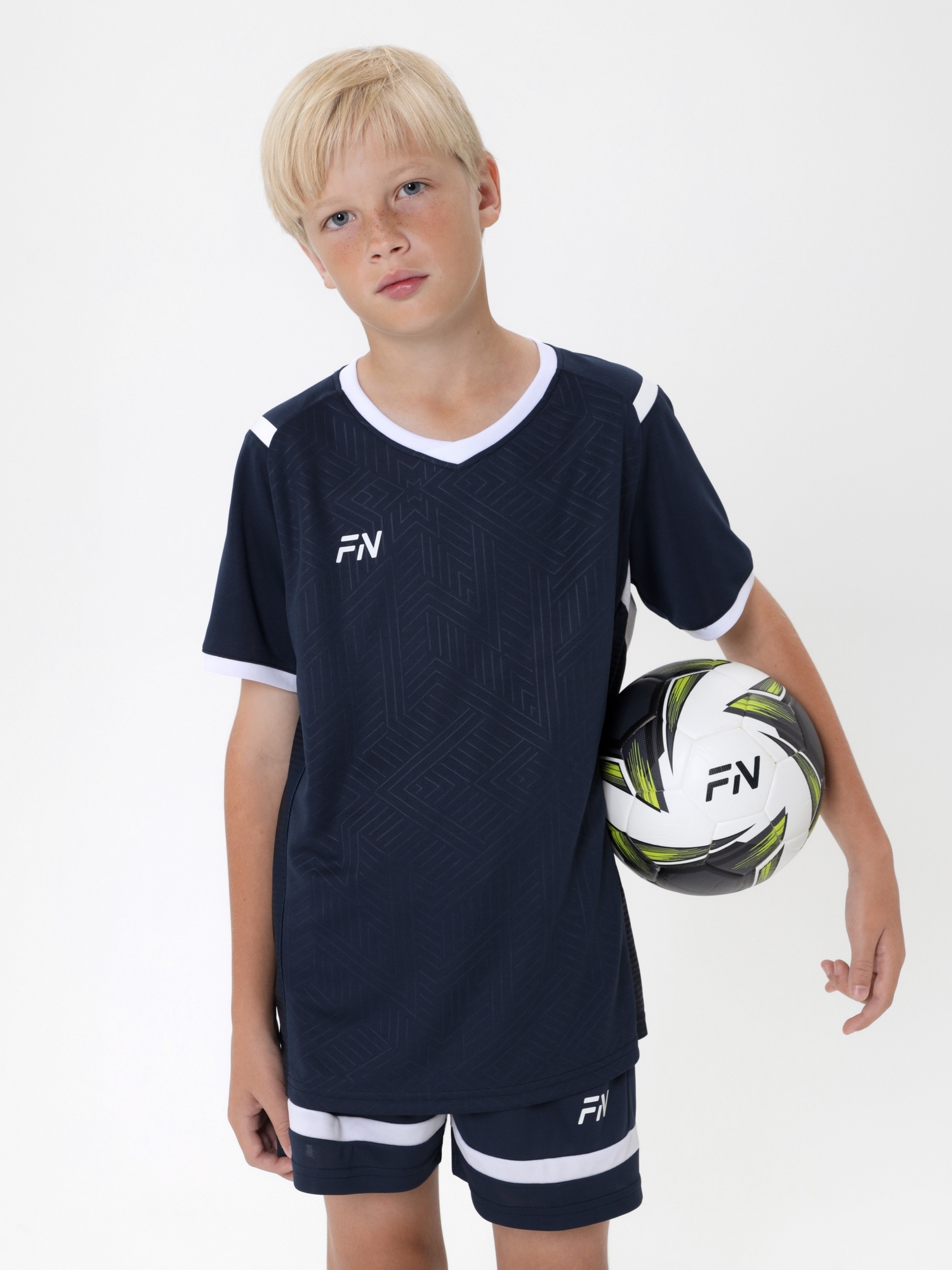 Детская футбольная форма FN Spirit Kid KFN4261018-424 Dark blue\White