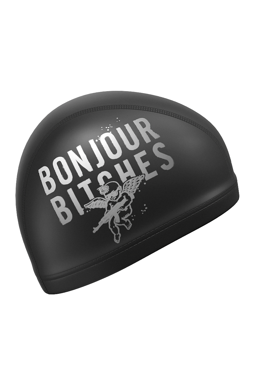 ПУ шапочка Mad Wave Bonjour M0584 11 0 00W черный