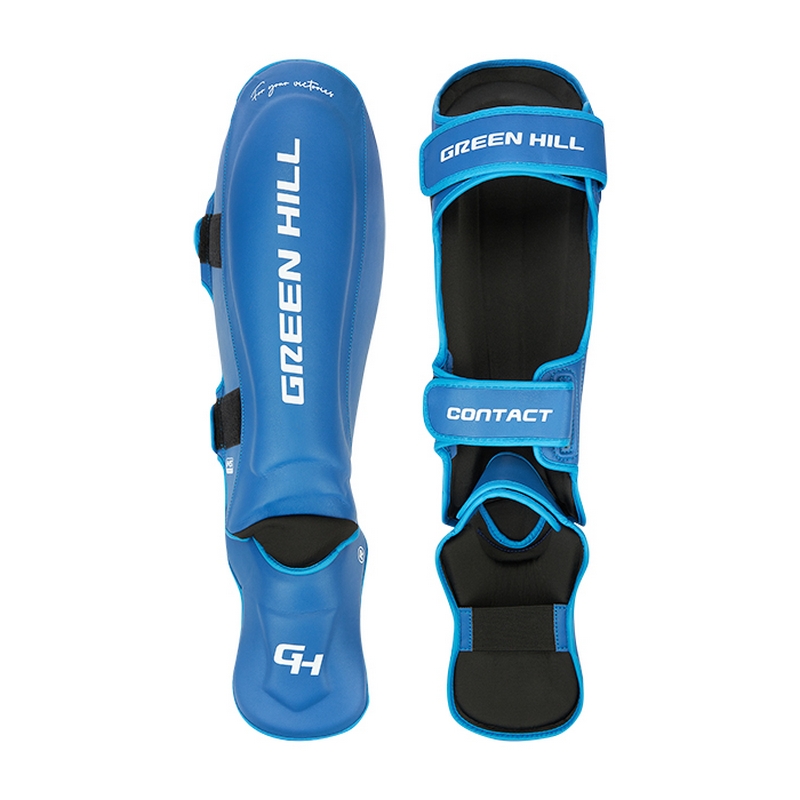 Защита голень-стопа Green Hill Contact 3D inject foam MF CNSGM-660 Синий