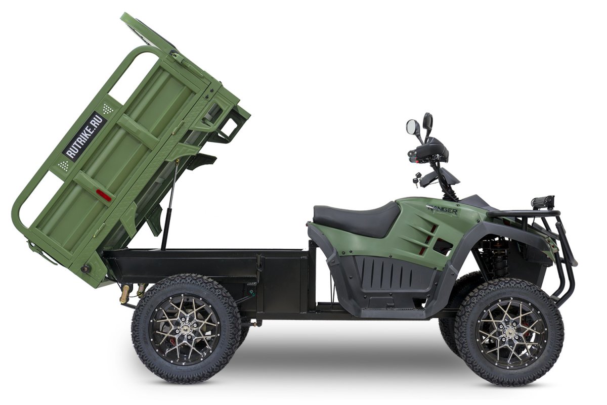 Грузовой электроквадроцикл RuTrike Рейнджер 026255-3232 зеленый