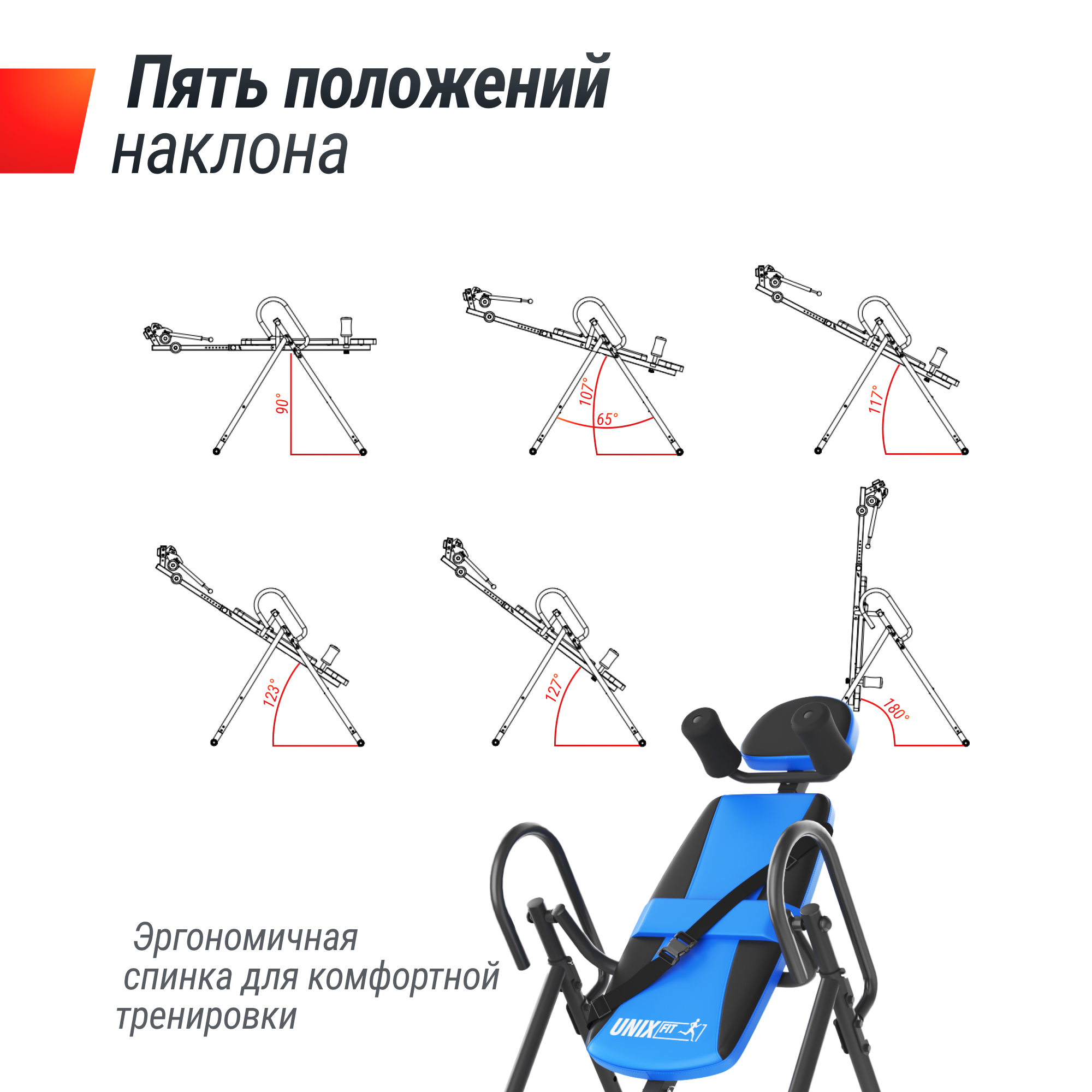 Инверсионный стол UnixFit IV-110 ITIV110