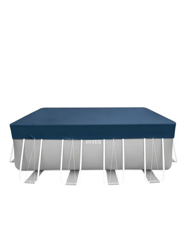 Тент для каркасного бассейна Rectangular Frame 400х200см Deluxe всесезонный (389х189х20см) Intex 28079