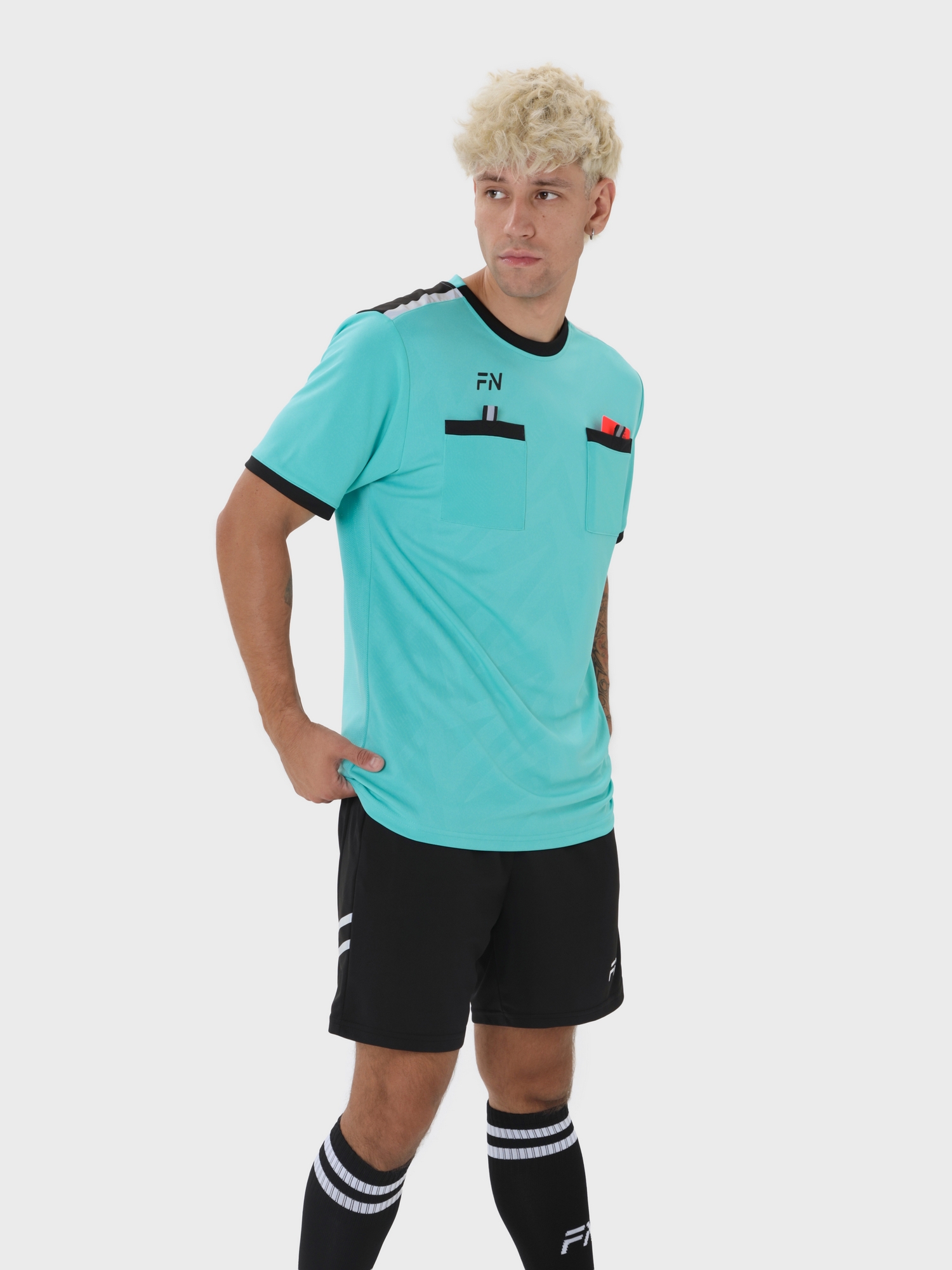 Судейская форма FN Justice FN4331001-460 Light Blue\Black
