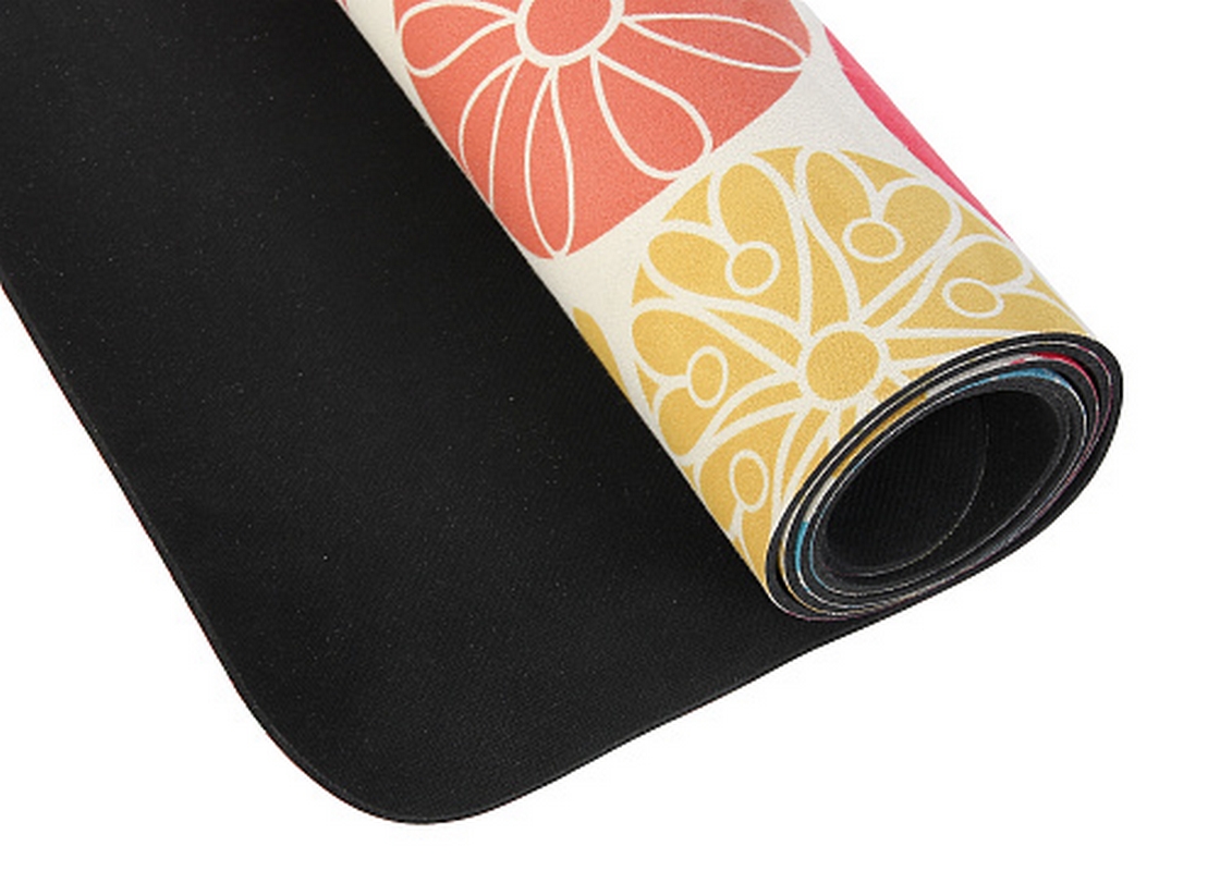 Коврик для фитнеса и йоги, microfiber, 183х61х0,3см Larsen Style 4