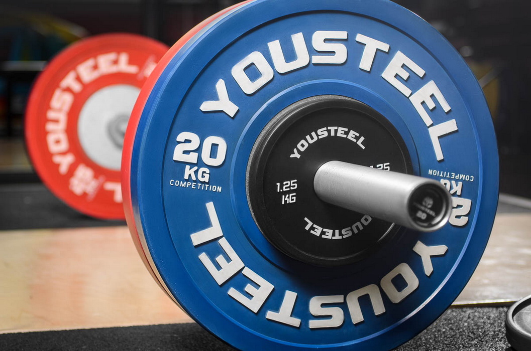 Диск 2,0кг YouSteel каучуковый, тренировочный, черный