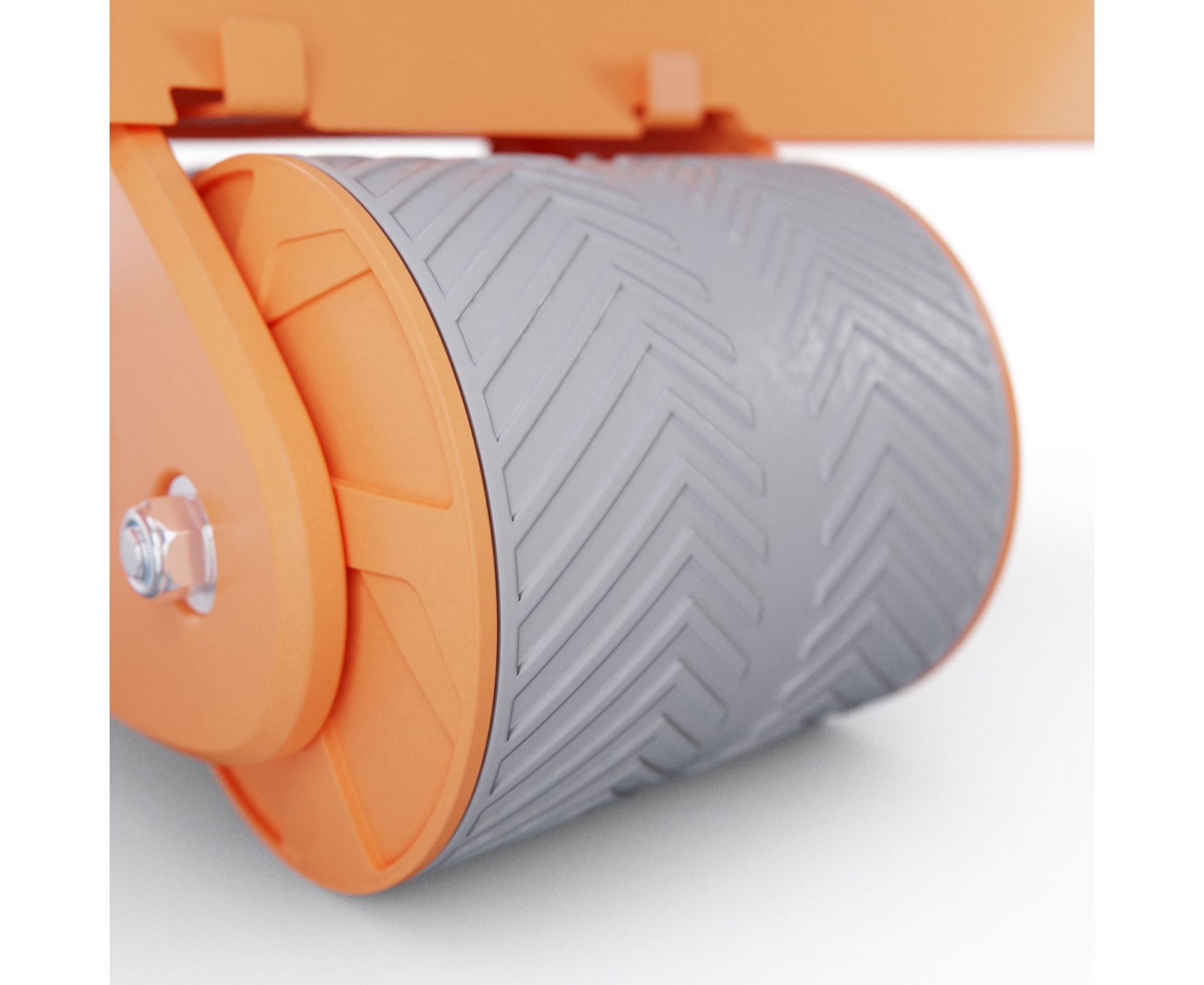 Тренажёр для пресса, с ковриком 34х 17x0,6cм DFC AB Roller SND-O оранжевый