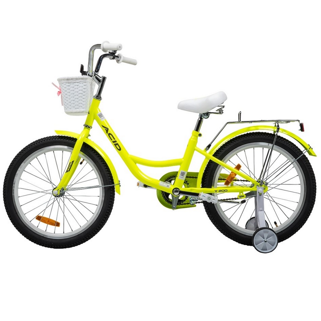 Велосипед 20" Acid Y 200 2026 056347 Neon Yellow\Dark Gray