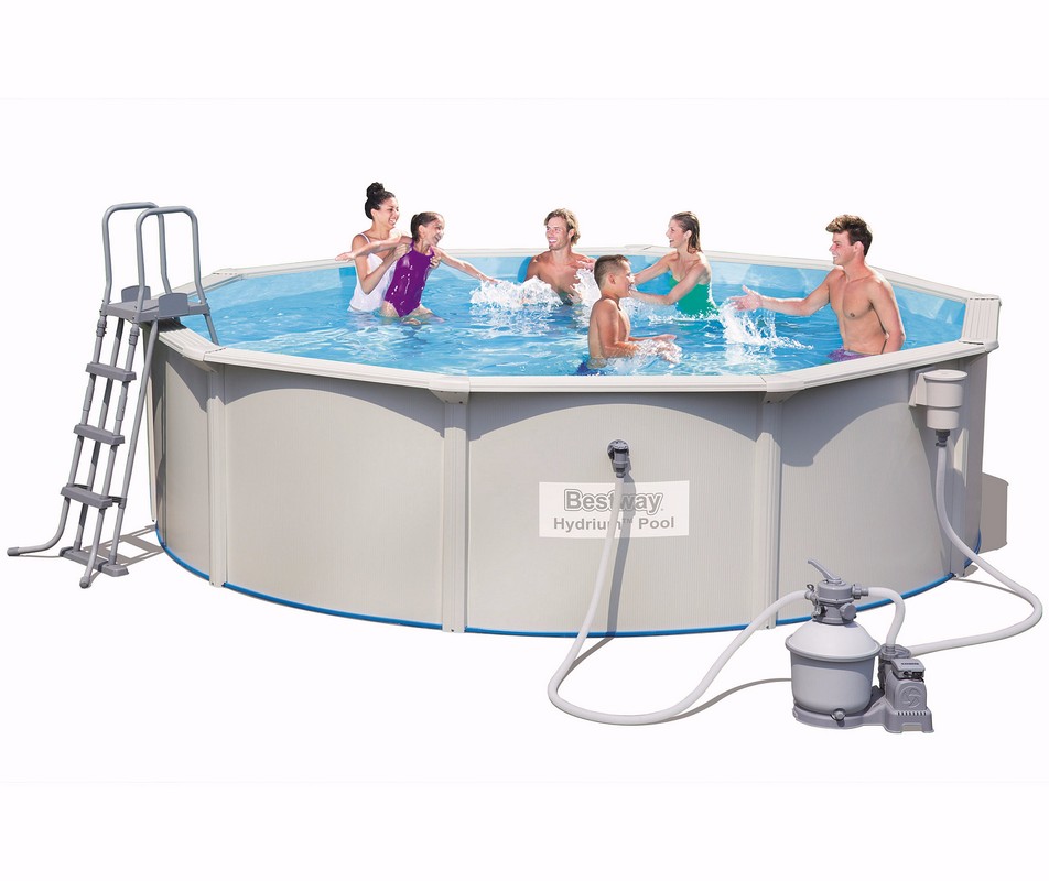Бассейн со стальными стенкам 457х122 см Bestway 56384