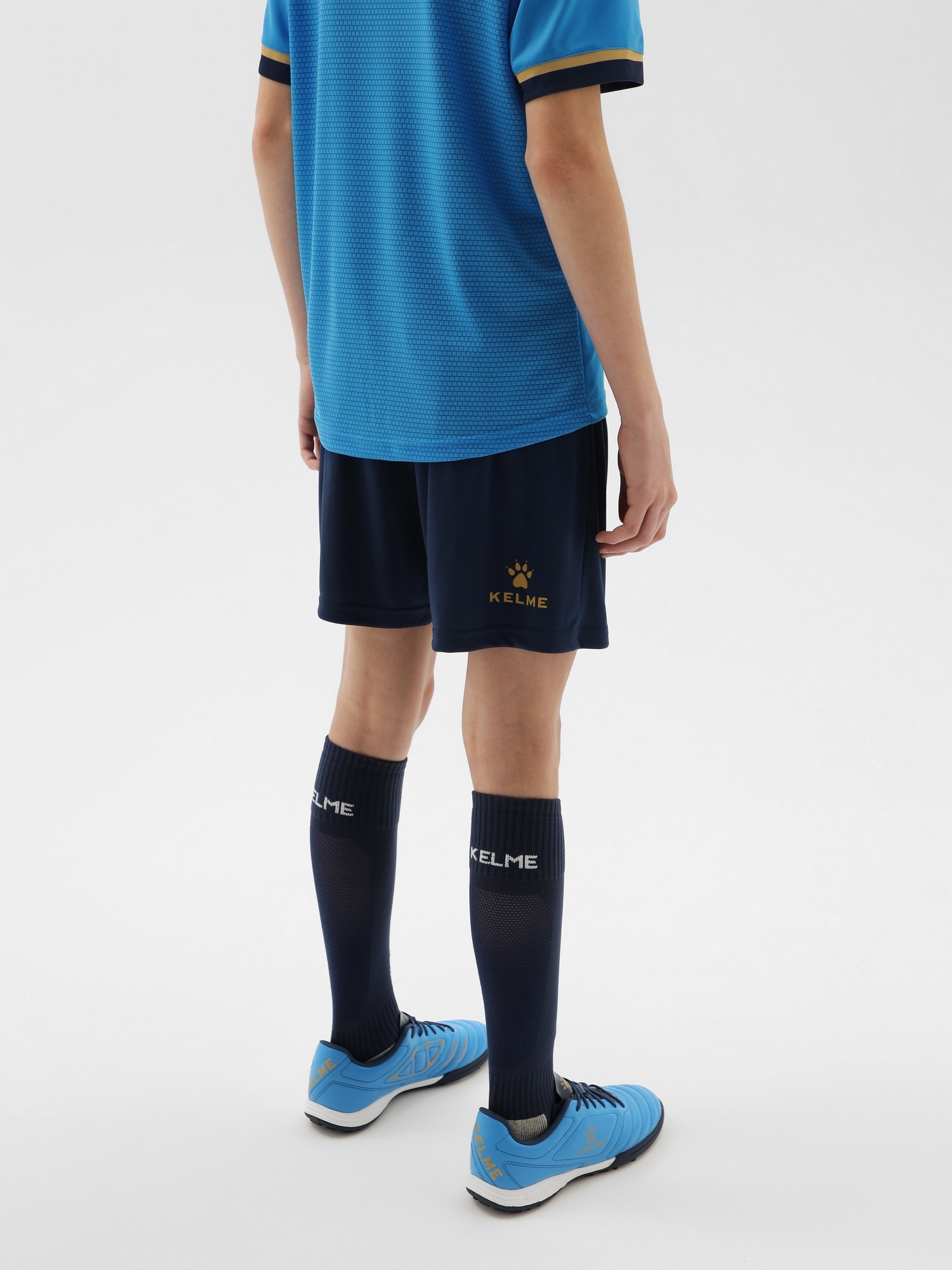 Детская футбольная форма Kelme Football Suit 8351ZB3158-996 Light Blue\Dark Blue